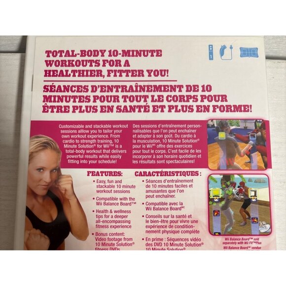 10 Minute Solution Knock-Out Body Nintendo Wii Fitness Game Complete Activision - Picture 4 of 5